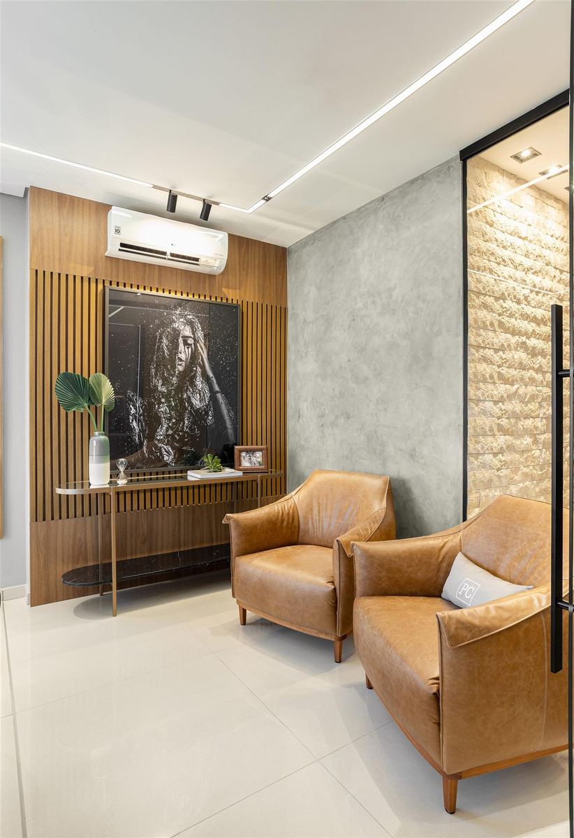 Sala de atendimento Colla Imóveis